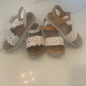 Cat and Jack sandal bundle toddler 11